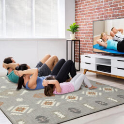 Ameha Geometric Printed Rug Livingroom Kitchen Floor Nova 160 X 230 Cm Carpet Indoor/outdoor Rugs - thumbnail 4