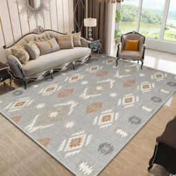 Ameha Geometric Printed Rug Livingroom Kitchen Floor Nova 160 X 230 Cm Carpet Indoor/outdoor Rugs - thumbnail 2