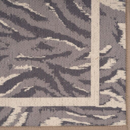 Loomed Machine Washable Doormat Green Geometric Non Slip Front Door Mat 60Cm X 110Cm - thumbnail 4