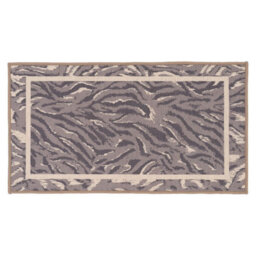 Loomed Machine Washable Doormat Green Geometric Non Slip Front Door Mat 60Cm X 110Cm - thumbnail 2