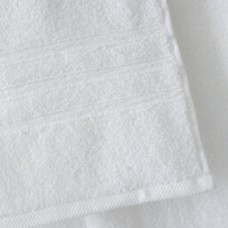 Catherine Lansfield Zero Twist White 6Pc Towel Bale 100% Cotton Bath, Hand And Face Towels - thumbnail 2