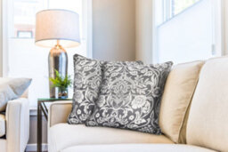 Harrow Cushion Cover In Silver - thumbnail 2