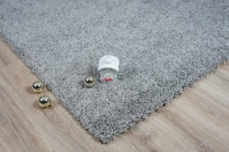Smart Living Shaggy Soft Thick Area Rug, Living Room Carpet, Kitchen Floor, Bedroom Soft Rugs 80Cm X 150Cm - Silver/grey - thumbnail 4
