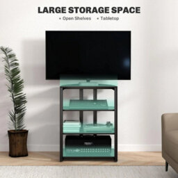 Hifi Stand With Adjustable Features, Media Setup Organizer - thumbnail 3