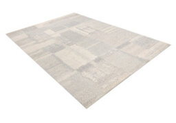 RugsX Flux 461.43.ae110 Wool Carpet Osta - Geometric, Structural, Loft Cream Grey 120X170 Cm - thumbnail 3