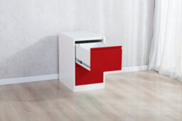 Phoenix Safe Company Phoenix Fc Series Fc1002Grk Filing Cabinet In Red - thumbnail 3