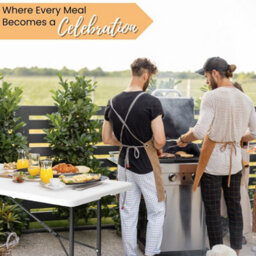 Novecrafto Folding Table White 180Cm Surface - Sturdy Steel Frame Trestle Table, Powder Coated Foldable Table - Camping Table For 6 Person - thumbnail 7