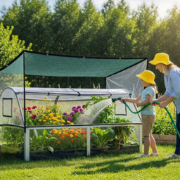 Green 3X5M Rectangular Hdpe Shade Sail Breathable - thumbnail 6