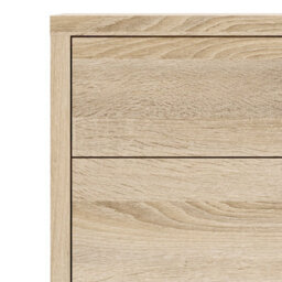 Wyld Haus Dris Natural Oak Effect Bookcase With 1 Shelf And 4 Drawers - thumbnail 7