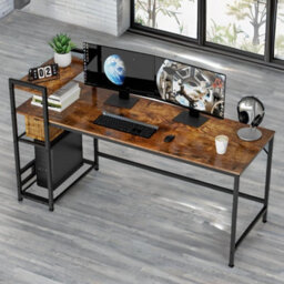 Rafaelo Mobilia Industrial 4 Tier Writing Desk 160Cm Wide - thumbnail 2