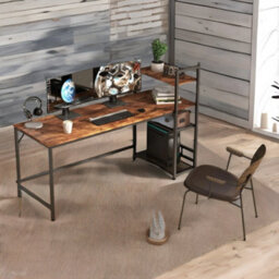 Rafaelo Mobilia Industrial 4 Tier Writing Desk 160Cm Wide - thumbnail 4