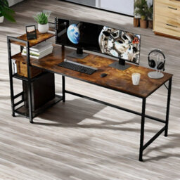 Rafaelo Mobilia Industrial 4 Tier Writing Desk 160Cm Wide - thumbnail 3