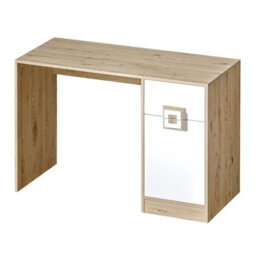 Nico Iii Modern Youth Bedroom Furniture Set Light Oak Front White Grips Light Oak - thumbnail 7
