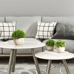 3 Pack Artificial Plants In Grey Pots, 9.5 X 13 Cm, For Living Room, Balcony, Bedroom, Table Decoration - thumbnail 5