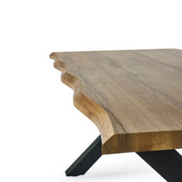 Oakham Fairmont Contemporary Coffee Table In Oak And Black - thumbnail 5