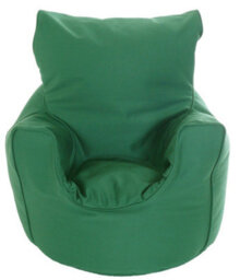 Bean Lazy Cotton Twill British Racing Green Bean Bag Arm Chair Toddler Size