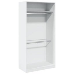 Walplus Wardrobe White 100X50X200 Cm Engineered Wood - thumbnail 2