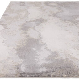 Underfoot Abstract Rug Beige Modern High Low Pile Living Room Bedroom Indoor - thumbnail 3
