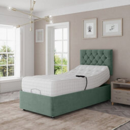 Madison Electric Adjustable Bed Set Fabric 4Ft6 Pocket Sprung Mattress - thumbnail 1