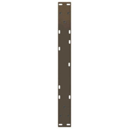 Berkfield Coffee Table Legs V-Shape 2 Pcs Natural Steel 70X(42-43.3) Cm Steel - thumbnail 7