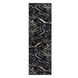 RugsX Carpet, Runner Allure 1963 Marble - Structural, Stylish, Glamour Black Gold 70X250 Cm - thumbnail 2