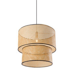 Darphe Modern Double Layer Rattan Pendant Light E27 - thumbnail 2