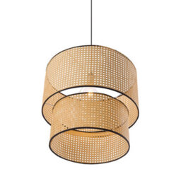 Darphe Modern Double Layer Rattan Pendant Light E27 - thumbnail 3