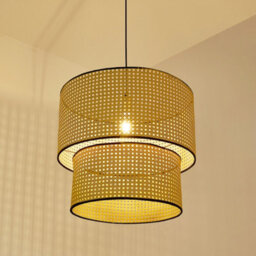 Darphe Modern Double Layer Rattan Pendant Light E27 - thumbnail 6
