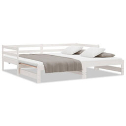 Walplus Pull-Out Day Bed Without Mattress White 80X200 Cm - thumbnail 2
