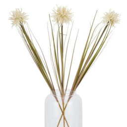 Hill Interiors Aster Spider Chrysanthemum Artificial Flower Cream (One Size) - thumbnail 2