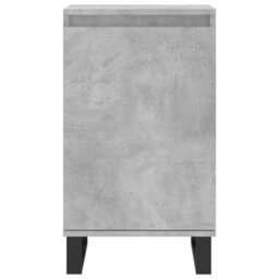 Berkfield Sideboards 2 Pcs Concrete Grey 40X35X70 Cm Engineered Wood - thumbnail 6