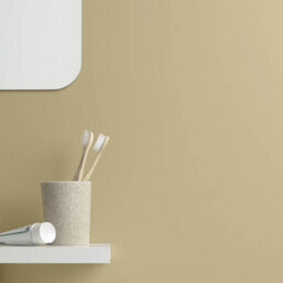 Rearo Selkie Mdf Bathroom Shower Wall Panel (H)2420mm X (W)1180mm X (D)11mm Tongue & Groove - Golden Fudge Matte Finish - thumbnail 2