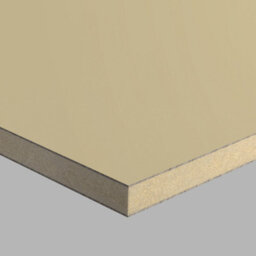 Rearo Selkie Mdf Bathroom Shower Wall Panel (H)2420mm X (W)1180mm X (D)11mm Tongue & Groove - Golden Fudge Matte Finish - thumbnail 8