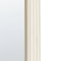 Beliani Wall Mirror Dijon 80 Cm 170 Cm Wood Off-White - thumbnail 6