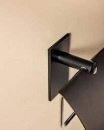 Cosmic  Toilet Roll Holder With Cover, Self-Adhesive, White, Stick Collection - thumbnail 2