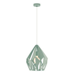Stylish Pastel Green Geometric Hanging Ceiling Pendant Light - thumbnail 1