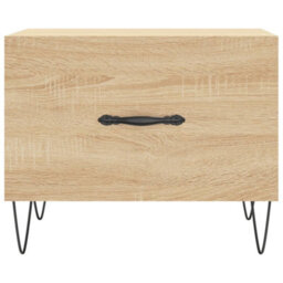 Walplus Coffee Tables 2 Pcs Sonoma Oak 50X50X40 Cm Engineered Wood - thumbnail 6