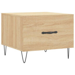 Walplus Coffee Tables 2 Pcs Sonoma Oak 50X50X40 Cm Engineered Wood - thumbnail 5