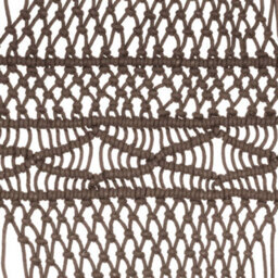 Berkfield Macrame Curtain Taupe 140X240 Cm Cotton - thumbnail 5