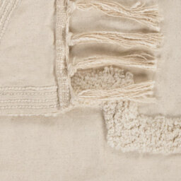Beliani Blanket Chack Cotton 190 X 190 Cm Beige - thumbnail 6