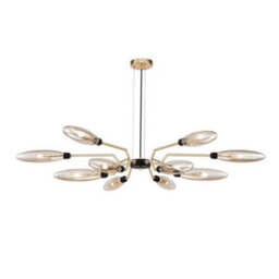 Luminosa Lighting Luminosa Ventura Ceiling Pendant Lamp Matt Gold , 12 Light, G9 - thumbnail 5