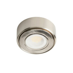 Litecraft Rofa Satin Nickel 1.5 Watt Led Round Under Cabinet Light - thumbnail 2