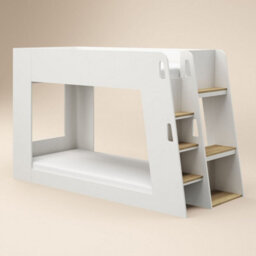 Flair Fern Bunk Bed White & Oak - thumbnail 3