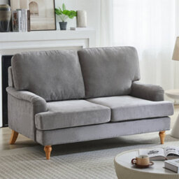 Furniture in Fashion Hampshire Fabric 2 Seater Sofa In Grey - thumbnail 1