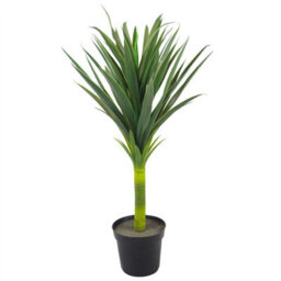 Leaf 90Cm (3Ft) Large Artificial Green Yukka Plant Spiky Tree Plant