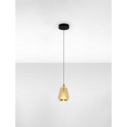 Luminosa Lighting Luminosa Alish Slim Pendant Ceiling Light Brass Gold, Matt Black, Champagne Led 8W 433Lm 3000K - thumbnail 4