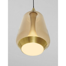 Luminosa Lighting Luminosa Alish Slim Pendant Ceiling Light Brass Gold, Matt Black, Champagne Led 8W 433Lm 3000K - thumbnail 5