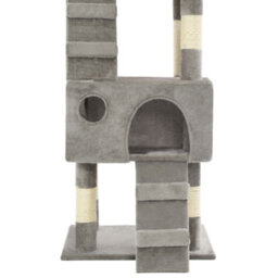 Vidaxl Cat Tree With Sisal Scratching Posts 170 Cm Grey - thumbnail 7