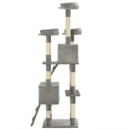 Vidaxl Cat Tree With Sisal Scratching Posts 170 Cm Grey - thumbnail 4
