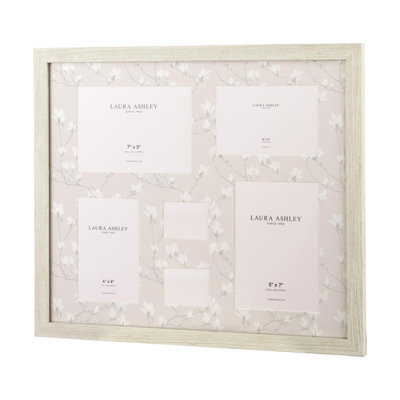 Laura Ashley Magnolia Photo Frame Matt White And Green - image 1
